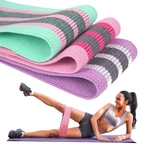KALOAD 3Pcs/Set Resistance Bands Loops w/ Storage Bag Home Workout Fitness Elastic Ring Yoga Pull Rope