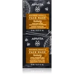 Apivita Express Beauty Nourishing Face Mask Honey hydratační a vyživující maska na obličej 2x8 ml Apivita Express Beauty Nourishing Face Mask Honey hydratační a vyživující maska na obličej 2x8 ml