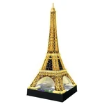 Ravensburger Puzzle 3D Nočná edícia Eiffelova veža 216 dielikov