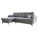 MID.YOU ROHOVÁ SEDAČKA, textil, světle šedá