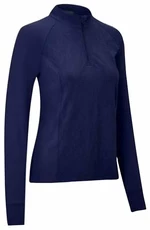 Callaway Jacquard Floral 1/4 Zip Peacoat XS