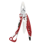 Multifunkčný nástroj Leatherman® Skeletool® – Červená (Farba: Červená)