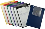 EICHNER Desky na dokumenty A4, se suchým zipem, poutkem a kapsou na klíče, různé barvy - Plus Barva: šedá