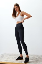 Trendyol Premium Black 2nd Layer Tummy Tuck Full Length Knitted Sports Leggings