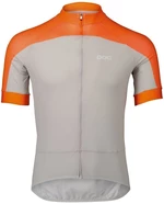 POC Essential Road Logo Jersey Zink Orange/Granite Grey M Cyklodres/ tričko