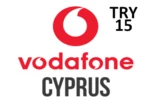 Vodafone Cyprus 15 TRY Mobile Top-up TR