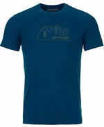 Ortovox 140 Cool Vintage Badge T-Shirt M Petrol Blue M T-Shirt