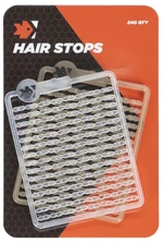 Feeder expert zarážky hair stops číre + hnedé 240 ks