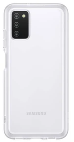 Poloprůhledný zadní kryt pro Samsung Galaxy A03s, EF-QA038TTE, transparentní