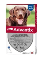 Advantix Spot-on pre psy nad 25 kg 4 ml