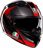 AGV K3 Striga Black/Grey/Red 2XL Helm