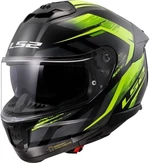 LS2 FF808 Stream II Fury Black/H-V Yellow L Casco