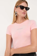 Tričko Rotate růžová barva