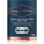 Gillette King C. Double Edge náhradní žiletky 10 ks
