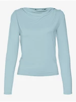 Light blue women's T-shirt Vero Moda Carol - Women