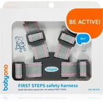 BabyOno Be Active Safety Harness First Steps doplněk pro děti Grey/Pink 6 m+ 1 ks