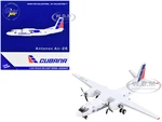Antonov An-26 Commercial Aircraft "Cubana de Aviacion" White with Red and Blue Tail 1/400 Diecast Model Airplane by GeminiJets