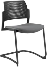 LD SEATING konferenčná stolička DREAM+ 101BL-Z-N1, kostra čierna