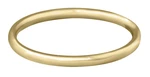 Troli Pozlacený minimalistický prsten z oceli Gold 62 mm