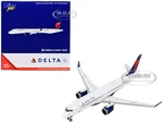 Airbus A220-300 Commercial Aircraft "Delta Airlines" White with Blue and Red Tail 1/400 Diecast Model Airplane by GeminiJets