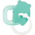 NATTOU Teether With Cooling Part kousátko s chladivým účinkem Green Bear 3 m+ 1 ks