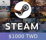 Steam Gift Card 1000 TWD Global Activation Code