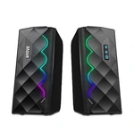 Marvo reproduktory SG-269, 2.0, 6W, černé, regulace hlasitosti, herní, 160Hz-20kHz, RGB podsvícení, dotykový Marvo reproduktory SG-269, 2.0, 6W, černé, regulace hlasitosti, herní, 160Hz-20kHz, RGB podsvícení, dotykový