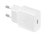 Samsung nabíječka s USB-C portem EP-T1510 (15W) bez kabelu, White