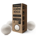 ALLNATURE Vlněné koule do sušičky 3 kusy