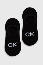 Ponožky Calvin Klein dámske, čierna farba, 701218773