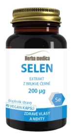 Herba medica Selen 200 mcg (z brukve černé) 90 kapslí