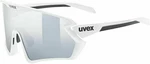 UVEX Sportstyle 231 2.0 Set White/Black Mat/Mirror Silver Clear Cyklistické okuliare