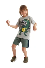 Mushi Rock Dino Boys Shorts Set