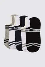 Trendyol Men's 5-Pack Multi Color Silicone Socks