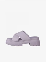 Light purple slippers Tamaris - Women's