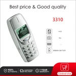 Original Unlocked 3310 GSM 900/ 1800 Mobile Phone Russian Arabic Hebrew English Keyboard Made in Finland Unlocked Free shipping