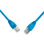 Síťový datový kabel Solarix C5E-315BU-2MB CAT5E STP 2m (patchkabel) modrá