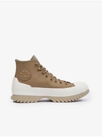 Converse Chuck Taylor Brown Leather Platform Ankle Sneakers - Men's