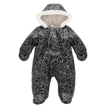 Pinokio Kids's Winter Warm Overall Black/Pattern