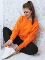 Orange women's CARDIO sweatshirt BY0426z
