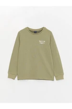 LC Waikiki Crew Neck Printed Long Sleeve Boys' T-Shirt