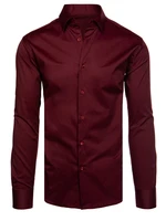 Men's Monochrome Burgundy Dstreet Shirt
