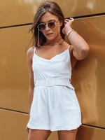 FLOREN white jumpsuit Dstreet