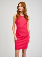 Orsay Dark pink Women's Sheath Dress with Lace - Women