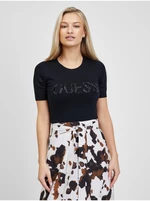 Black Women's T-Shirt Guess Amelie - Women