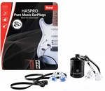 Haspro Pure Music špunty do uší pro muzikanty, modré S/M 2 páry 2 x 2 ks
