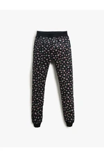 Koton Printed Jogger Sweatpants with Elastic Waist.