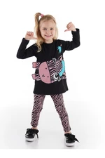 Denokids Zebra Girls' Tunic Set