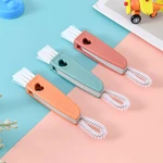 Heart Groove Brush Keyboards Cleaning Supplies Food Grade Cleaning Tool Cup Scrubber Glass Cleaner Milk Bottle Brush