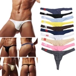 Men's Thongs G String Sexy Gay Sissy Underwear Briefs Man Jockstrap T back Underpants Penis Pouch Lingerie Breathable Panties